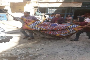 حملة لرفع الإشغالات بقيادة رئيس الحي