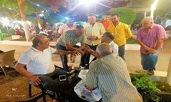 تفقد رئيس هيئة النظافة اعمال تطوير حديقة النافورة بميدان روكسى 