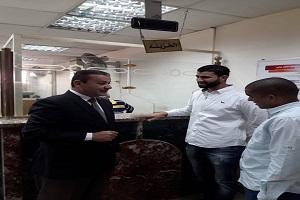 متابعة ومراقبة رئيس الحي لسير العمل 