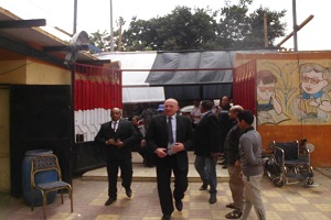 تفقد السيد رئيس الحي للجان الإستفتاء الدستوري