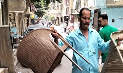 حملات يومية صباحآ ومساءآ لرفع وازالة الاشغالات 